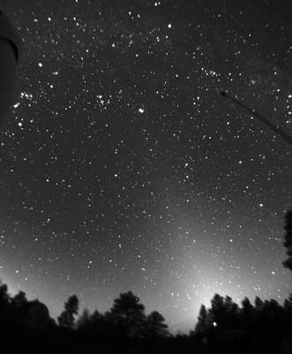 Zodiacal light from NOFS, 2015-02-11 (click to enlarge)