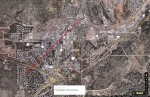 distance to downtown (red line = 2.5 miles)